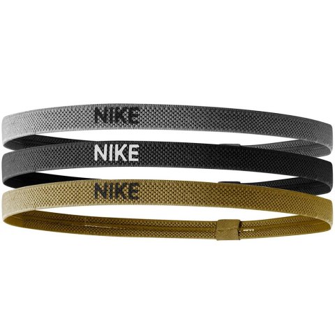 Opaska Nike Elastic Hairbands 3PK szaro-czarno-beżowy NJN04971OS