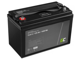 Akumulator LiFePO4 Green Cell 12V 12.8V 125Ah do systemów fotowoltaicznych, kamperów i łódek