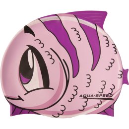 Czepek pływacki Aqua-Speed Zoo Fish różowy