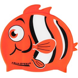 Czepek pływacki Aqua-Speed Zoo Nemo pomarańczowy kol. 75