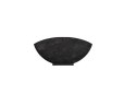 Umywalka z naturalnego kamienia Aithér Black - kolor czarny