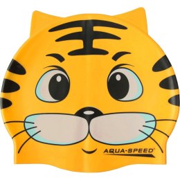 Czepek pływacki Aqua-Speed Zoo Cat żółty