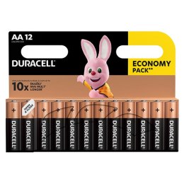 Bateria alkaliczna, AA, 1.5V, Duracell, blistr, 12-pack, 42305, Basic