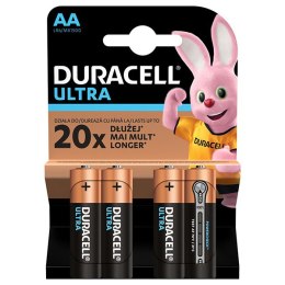 Bateria alkaliczna, AA, 1.5V, Duracell, blistr, 4-pack, 42362, Ultra