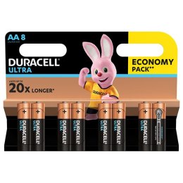 Bateria alkaliczna, AA, 1.5V, Duracell, blistr, 8-pack, 42363, Ultra