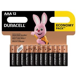 Bateria alkaliczna, AAA, 1.5V, Duracell, blistr, 12-pack, 42325, Basic