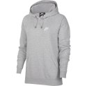 Bluza damska Nike Essentials Hoodie Po Flc szara BV4124 063