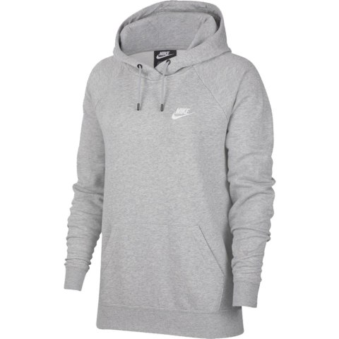 Bluza damska Nike Essentials Hoodie Po Flc szara BV4124 063