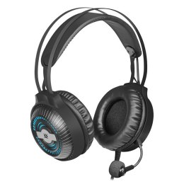 Defender Stellar Pro, Gaming Headset, słuchawki z mikrofonem, regulacja głośności, czarna, 7.1, 50 mm przetworniki typ USB