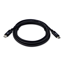 Kabel USB (3.2 gen 1), USB C M- USB C M, 1m, 5 Gb/s, 5V/3A, czarny