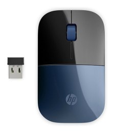 HP mysz HP Z3700 lumiere blue 1200DPI, optyczny, 3kl., 1 scroll, bezprzewodowa, niebieska