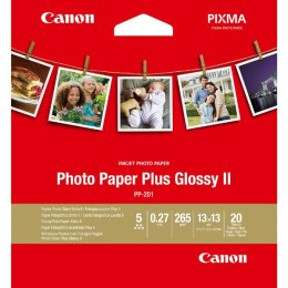 Canon Photo Paper Plus Glossy II, foto papier, połysk, biały, 13x13cm, 5x5