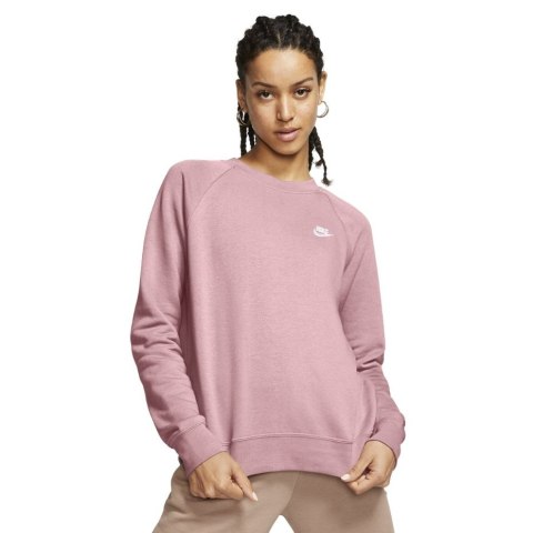 Bluza damska Nike NSW Essentials Flecee Crew różowa BV4110 632