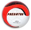 Piłka nożna Smj Samba Predator 4 biało-czerwona