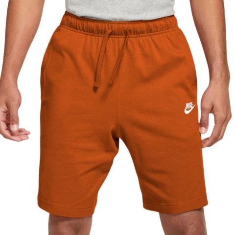 Spodenki męskie Nike NSW Club Short JSY pomarańczowe BV2772 893