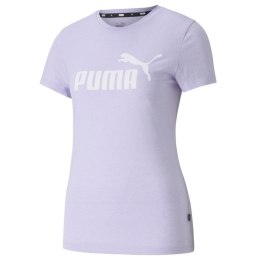Koszulka damska Puma ESS Logo Heather Tee lawendowa 586876 16