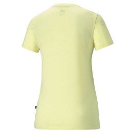 Koszulka damska Puma ESS Logo Heather żółta 586876 40