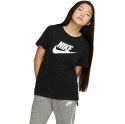 Koszulka dla dzieci Nike Nsw Tee Dptl Basic Futura czarna AR5088 010