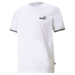 Koszulka męska Puma Amplfied Tee biała 585778 02