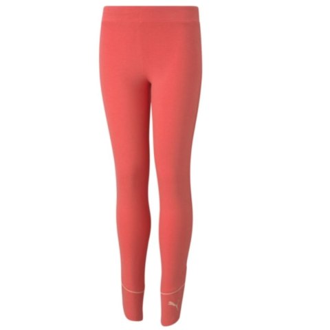 Legginsy dla dzieci Puma Alpha Leggings G pomarańczowe 586176 42