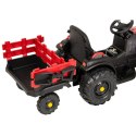 TRAKTOR ELEKTRYCZNY Z PRZYCZEPĄ CZERWONO CZARNY 1033075