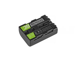 Bateria Green Cell NP-FM500H do aparatów Sony Alpha Series 100 200 300 500 700 800 900 SLT-A55 SLT-A57 SLT-A58 A77 II 1600mA
