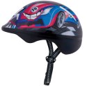 Kask rowerowy dla dzieci Spokey Biker 6 Racing Car 44-48 cm czarno-niebiesko-czerwony 940660