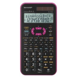 Sharp Kalkulator EL-520XPK, czarno-różowe, naukowy