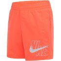 Spodenki kąpielowe dla dzieci Nike Volley Short Junior pomarańczowe NESSA771 821