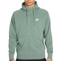 Bluza męska Nike NSW Club Hoodie FZ FT zielona BV2648 006