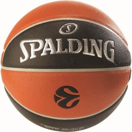 Piłka do kosza Spalding NBA Euroleague IN/OUT pomarańczowo-czarna TF-500 84-002Z