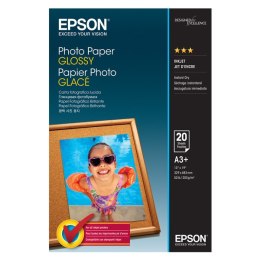 Epson Photo Paper Glossy, foto papier, połysk, biały, A3+, 200 g/m2, C13S042535, do drukarek atramentowych