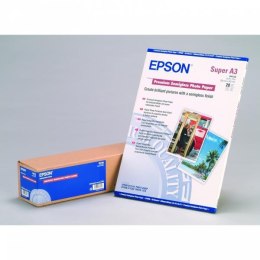 Epson Premium Semigloss Photo, foto papier, półpołysk, biały, Stylus Photo 1270, 2000P, A3+, 251 g/m2, 20 szt., C13S041328, atra