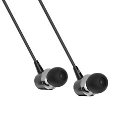 HP DHE-7000, słuchawki z mikrofonem, regulacja głośności, czarna, douszne typ 3.5 mm jack