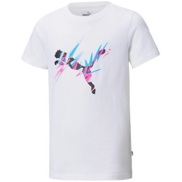 Koszulka dla dzieci Puma Neymar JR Creativity Tee biała 605559 05