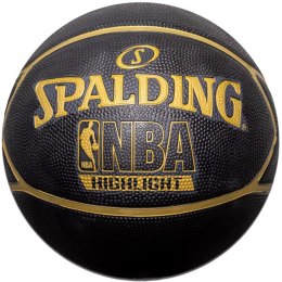 Piłka do koszykówki Spalding Highlight Gold czarno-złota 83194Z