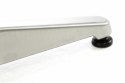 Stół barowy 110 cm okrągły - srebrny