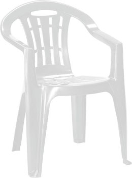 Krzesło ogrodowe MALLORCA - białe