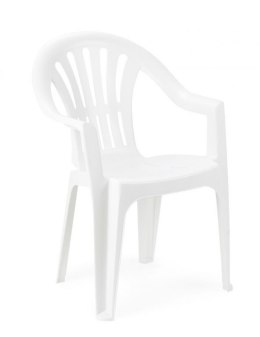 Krzesło plastikowe KONA - białe