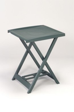 Plastikowy stolik ARNO - zielony, 65 x 50 x 47 cm