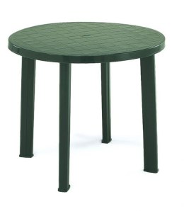 Plastikowy stolik TONDO - zielony