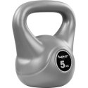 Kettlebell Hantle szare - 5 kg