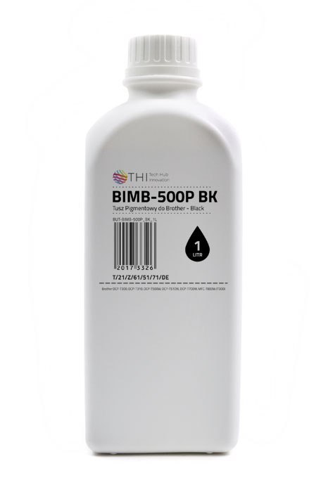 Butelka Black Brother 1L Tusz Pigmentowy (Pigment) INK-MATE BIMB500P