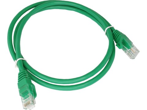 Patch-cord U/UTP kat.6 PVC 1.0m zielony ALANTEC