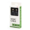 HDMI M- HDMI M, Ultra High Speed, 2m, pozłacane złącza, aluminiowa obudowa, czarny, Logo, 8K@60Hz, 48Gb/s