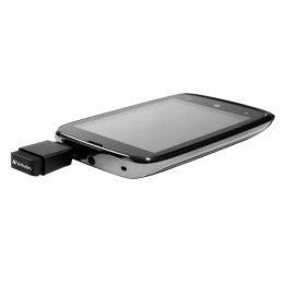 Verbatim USB flash disk, USB 2.0, 16GB, Nano, Store N Go, czarny, 49821, USB A, z adapterem mikro USB