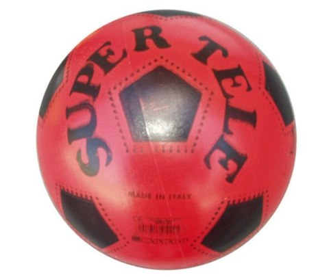 Gumowa piłka z nadrukiem SUPER TELE