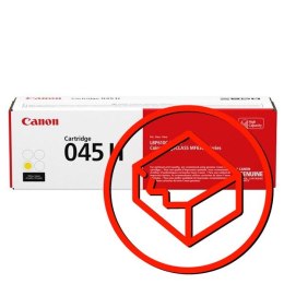 Canon oryginalny toner 045HY, yellow, 2200s, 1243C002, uszkodzone opakowanie typ B, high capacity, Canon LBP613Cdw, 611Cn, MFP63