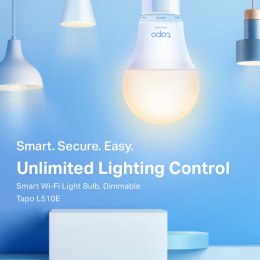 LED żarówka TP-LINK A27, 220-240V, 8.7W, 806lm, 2700k, ciepła, 15000h, stmívatelná chytrá Wi-Fi žárovka