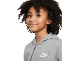 Bluza dla dzieci Nike G NSW Club FLC FZ Hoodie LBR szara DC7118 091